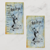 vrouw, gemaakt voor jou visitekaartje (Voorkant / Achterkant)