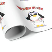 Vrouw Gepensioneerd zurse Penguin Cadeaupapier (Rol Hoek)