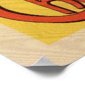 vrouw, gesloten act verticale banner poster (Hoek)