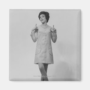 Vrouw Gesturing Magneet