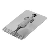 Vrouw Gesturing Magneet (Linkerzijde)