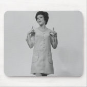 Vrouw Gesturing Muismat (Voorkant)