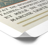 Vrouw gevolgd door een luipaard, illustratie van L Poster (Hoek)