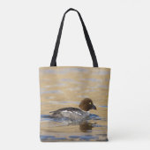 Vrouw gewone Goldenoogeend Tote Bag (Achterkant)
