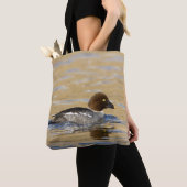 Vrouw gewone Goldenoogeend Tote Bag (Dichtbij)