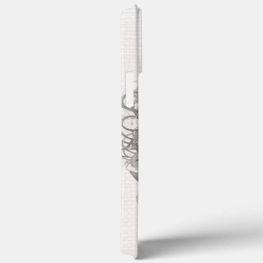 Vrouw gezicht met bloemen geweven effect Case-Mate iPhone case (Achterkant / Rechts)