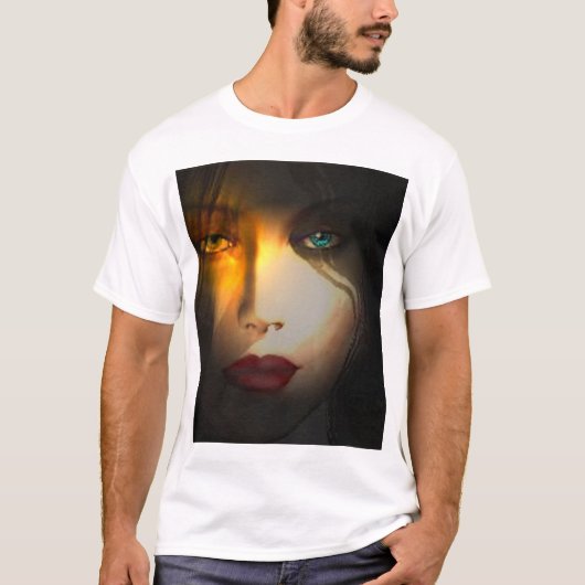 Vrouw gezichtskleding t-shirt (Voorkant)