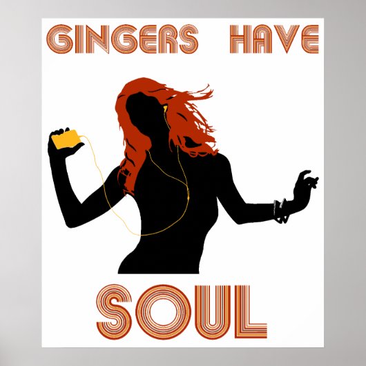 Vrouw Gingers heeft Soul Poster (Voorkant)