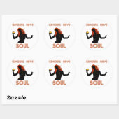 Vrouw Gingers heeft Soul Ronde Sticker (Vel)