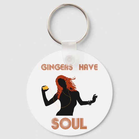 Vrouw Gingers heeft Soul Sleutelhanger (Voorkant)