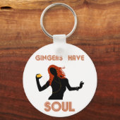 Vrouw Gingers heeft Soul Sleutelhanger (Voorkant)