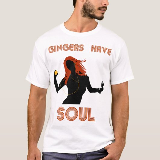 Vrouw Gingers heeft Soul T-shirt (Voorkant)