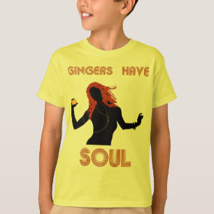 Vrouw Gingers heeft Soul T-shirt