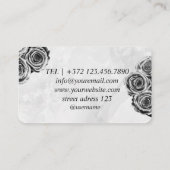 Vrouw Glimlach Tanden Whitening Tandheelkundige Zo Visitekaartje (Achterkant)