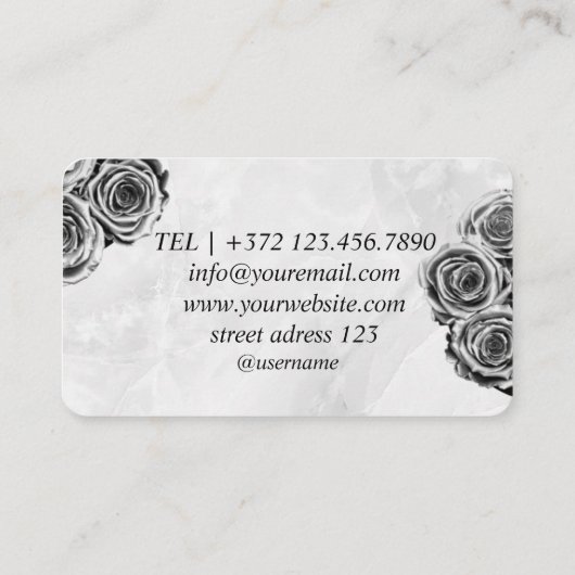 Vrouw Glimlach Tanden Whitening Tandheelkundige Zo Visitekaartje (Achterkant)