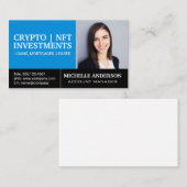 Vrouw glimlachen | Financiering van ondernemingen Visitekaartje (Voorkant / Achterkant)