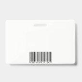 Vrouw glimlachen | Ondernemingen | QR-code Badge (Back)