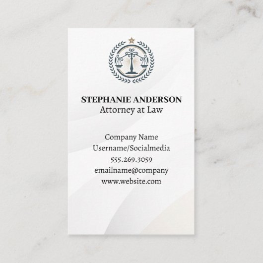 Vrouw glimlachen | Rechtsgerechtigde Logo Visitekaartje (Achterkant)