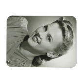 Vrouw glimlacht 2 magneet (Horizontaal)
