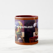 vrouw goed , vrouw goed tweekleurige koffiemok (Center)