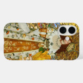  vrouw Golden Sun: Leo Zodiac Collage Art Case-Mate iPhone Case (Achterkant (horizontaal))
