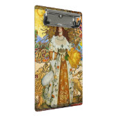 vrouw Golden Sun: Leo Zodiac Collage Art Mini Klembord (Schuin)