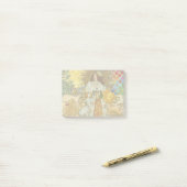  vrouw Golden Sun: Leo Zodiac Collage Art Post-it® Notes (Op bureau)