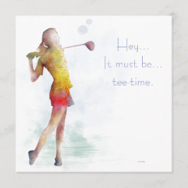 VROUW GOLFER
