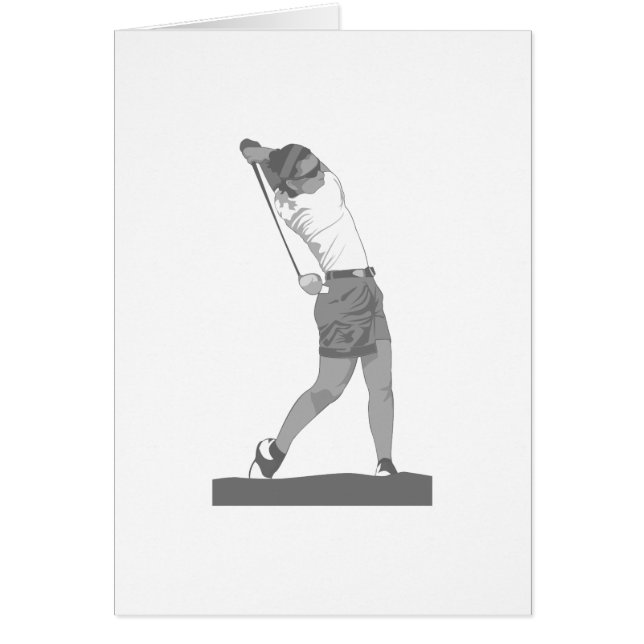 Vrouw Golfer (Voorkant)