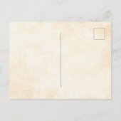 vrouw golfer Briefkaart (Achterkant)