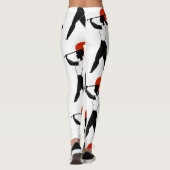 Vrouw Golfer Designer Leggings (Achterkant)