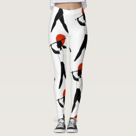 Vrouw Golfer Designer Leggings