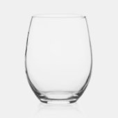 Vrouw Golfer gepersonaliseerd Wijnglas Zonder Voet (Links)