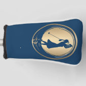 Vrouw Golfer Ontwerp Golfputter Hoesje Golfheadcover (Voorkant)