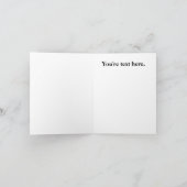 Vrouw Golfer Silhouet  Wenskaart Feestdagen Kaart (Binnen)