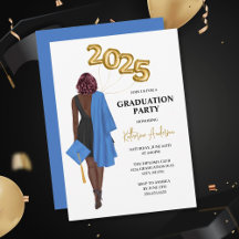 Vrouw Graduation Party Invitation