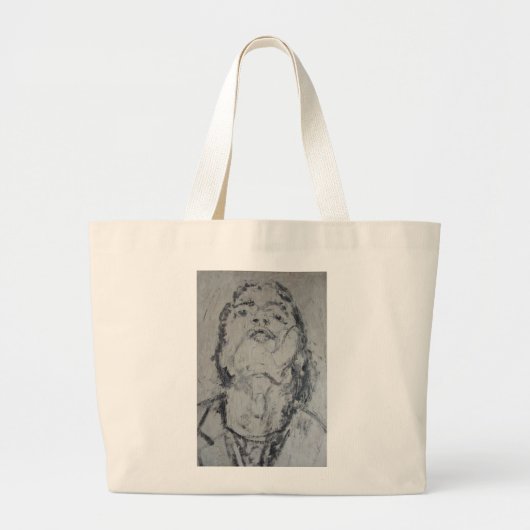 Vrouw Grote Tote Bag (Voorkant)