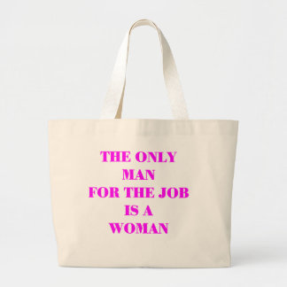 vrouw grote tote bag
