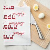 Vrouw Guests Ushpizot - Ushpizin | Decor Sukkot Theedoek (Quarter Fold)