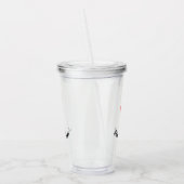 Vrouw Gymnast Acryl Drinkbeker (Links)