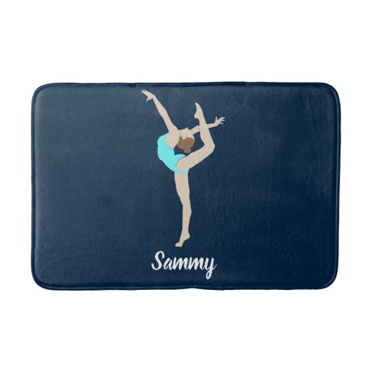 Vrouw Gymnast Badmat (Voorkant)