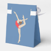 Vrouw Gymnast Bedankdoosjes (Achterkant)