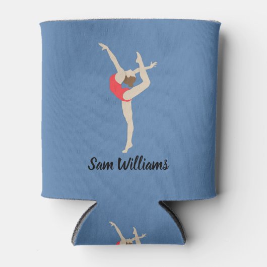 Vrouw Gymnast Blikjeskoeler (Voorkant)