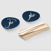 Vrouw Gymnast Handwaaier (Niet-gemonteerd)