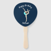 Vrouw Gymnast Handwaaier (Voorkant)