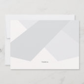 Vrouw Gymnast Invitation Kaart (Achterkant)