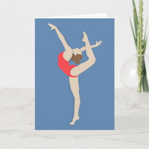 Vrouw Gymnast Kaart