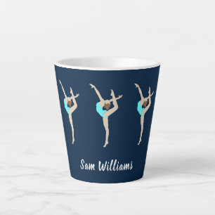 Vrouw Gymnast Latte Mok