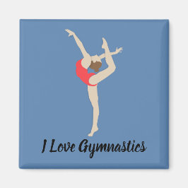 Vrouw Gymnast Magneet