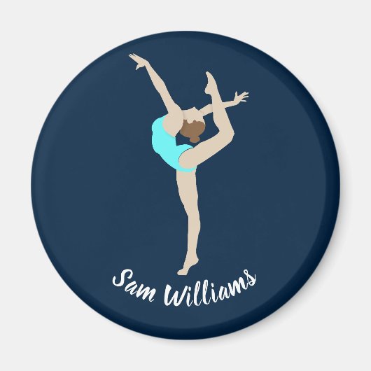 Vrouw Gymnast Magneet (Voorkant)